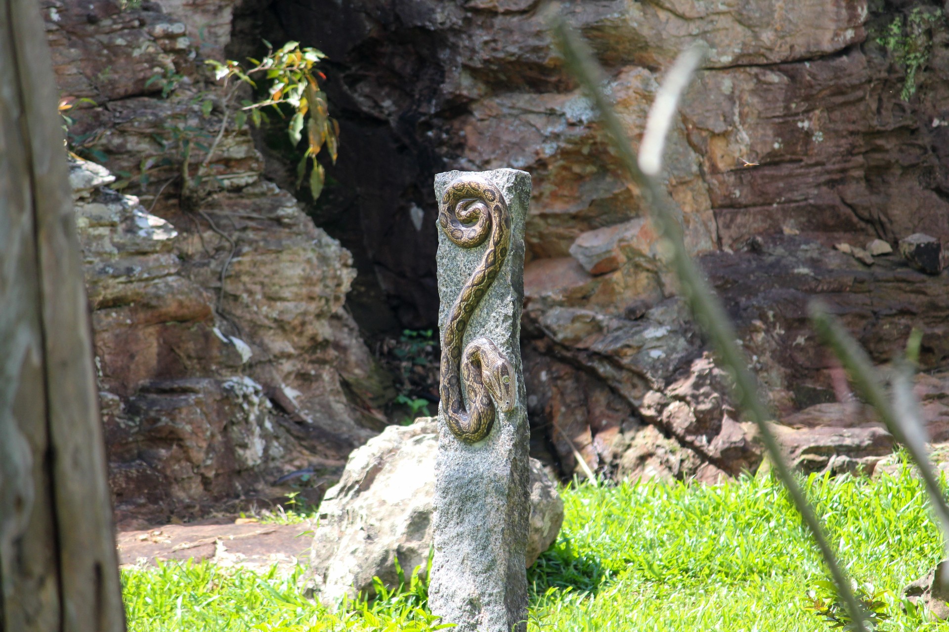 Sculpture of a snake